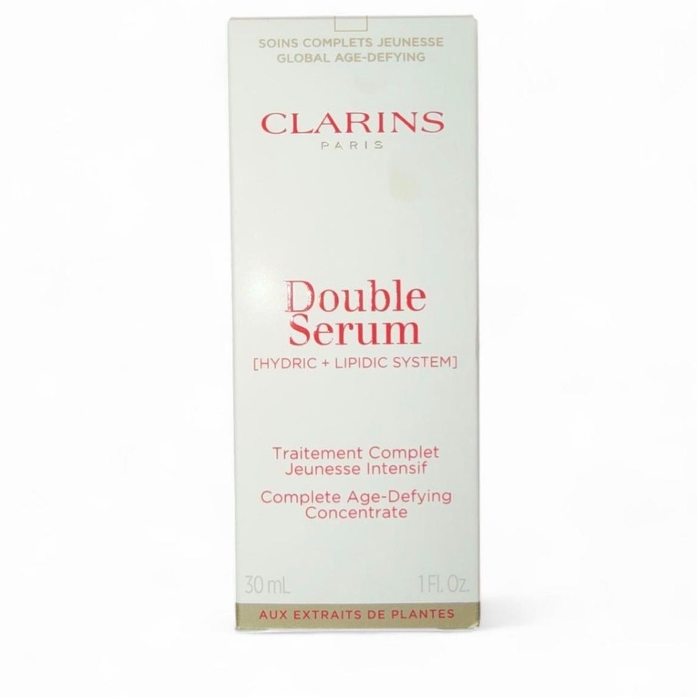 Clarins Double Serum 1 oz Anti Aging Firming Serum NEW In Box - Picture 5 of 8